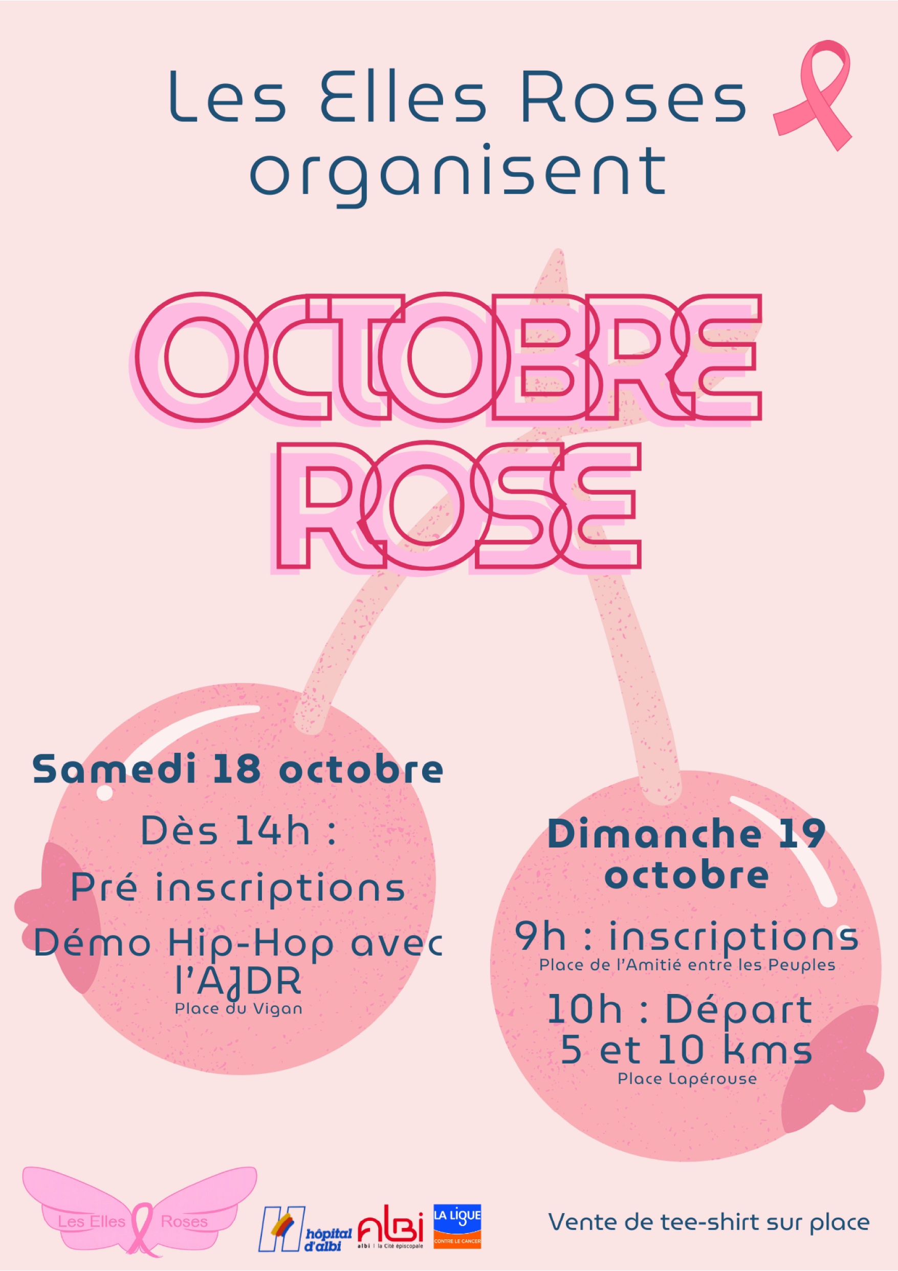 Les Elles Roses organisent OCTOBRE ROSE