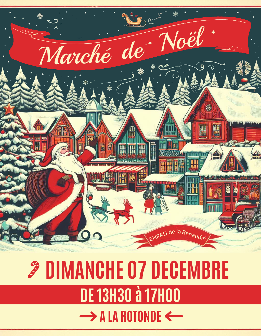 Marché de Noël 2025 – EHPAD de la Renaudié 