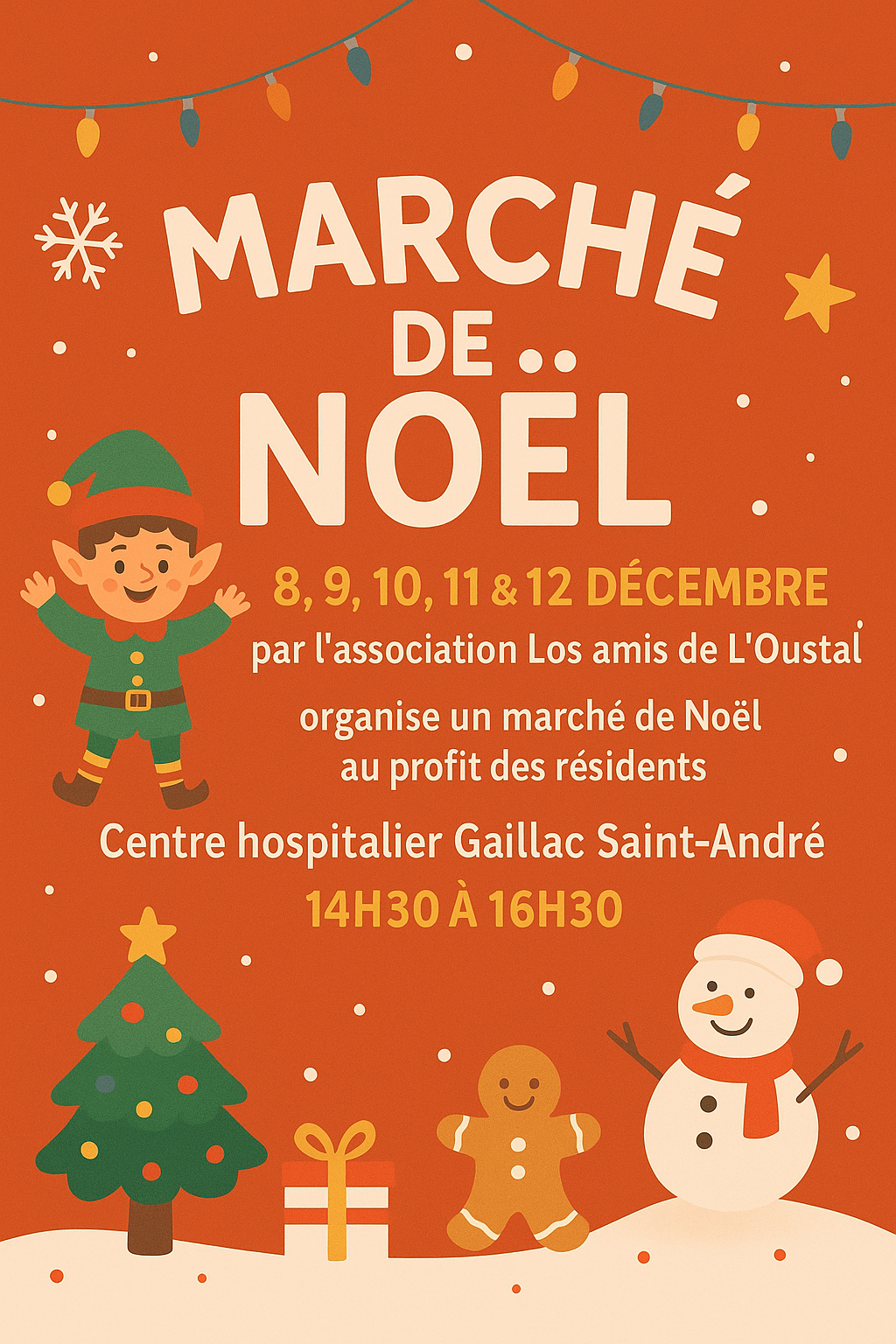 Marché de Noël 2025 - CH Gaillac Ehpad Saint André