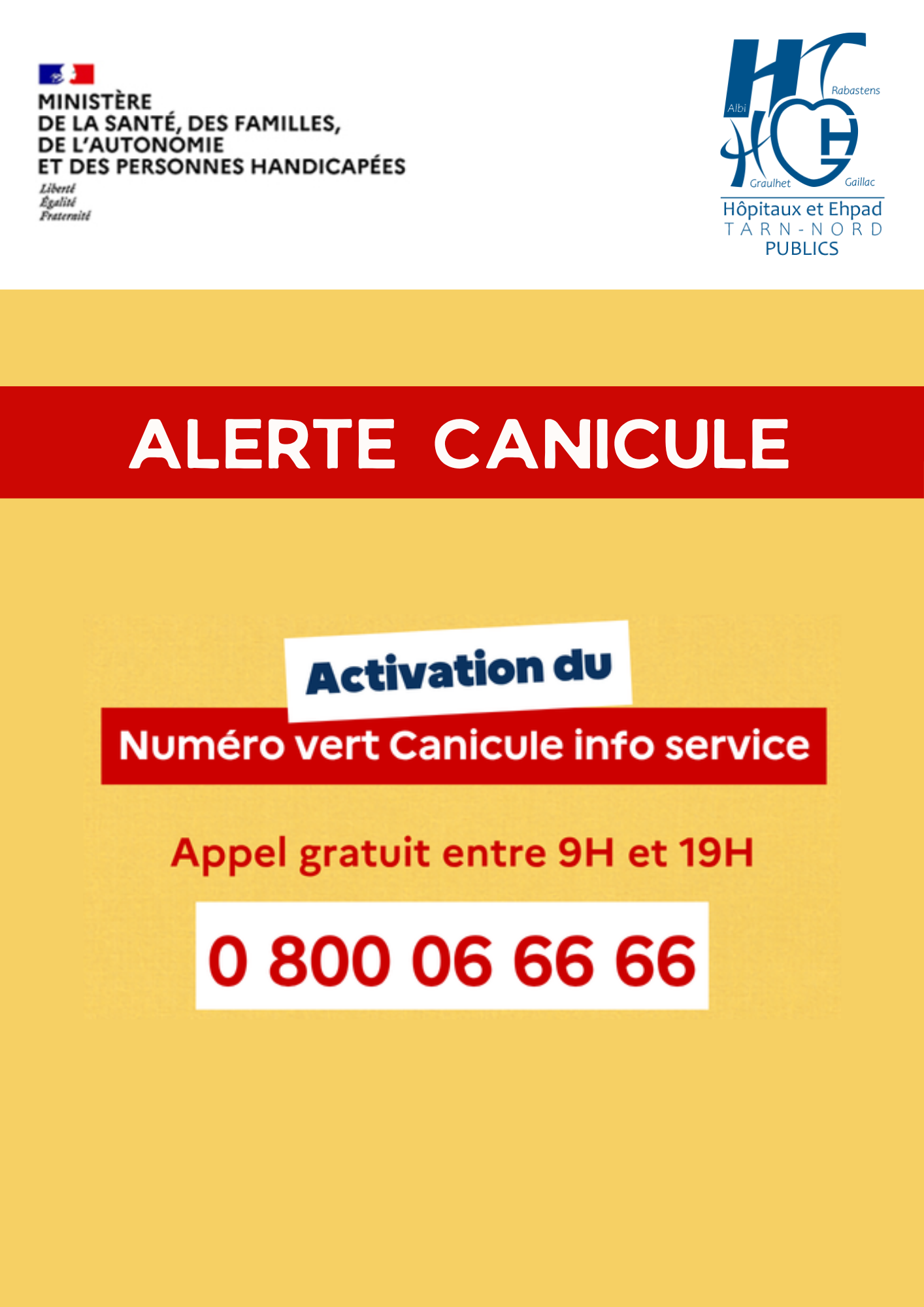 Alerte Canicule