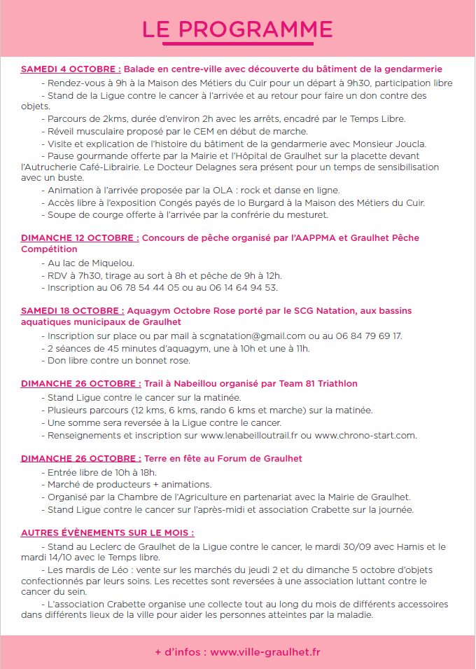Programme détaillé