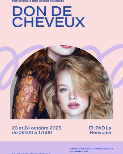 Don de cheveux au profit de l’association Princesse Paloma