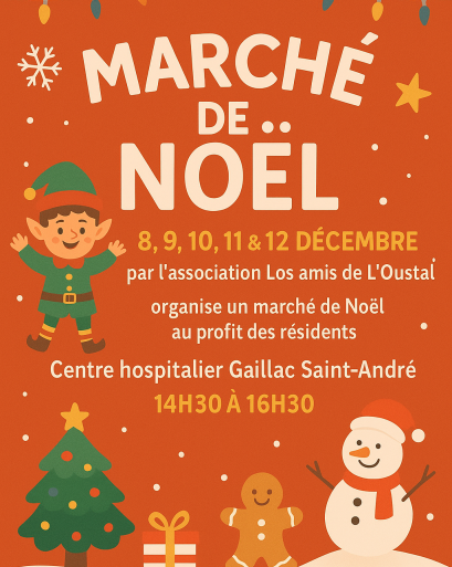 Marché de Noël 2025 - CH Gaillac Ehpad Saint André