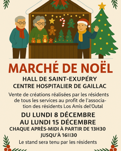 Marché de Noël 2025 - CH Gaillac Ehpad Saint Jean